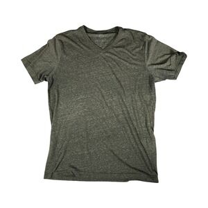 American Rag Mens Heather Green V-Neck Short Sleeve T-Shirt Medium